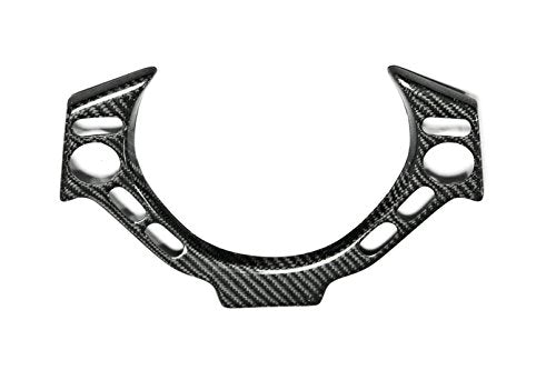 Carbon Fiber for Nissan GTR R35 Steering Wheel Center Cover Trim Switch Panel (LHD)