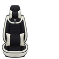Universal Leather Linen Car Seat Cover Set (10PCS)