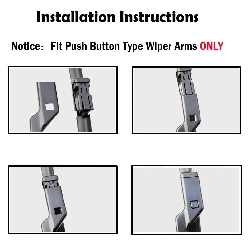 Peugeot Partner 2 Wiper Blade Set 2008–2017