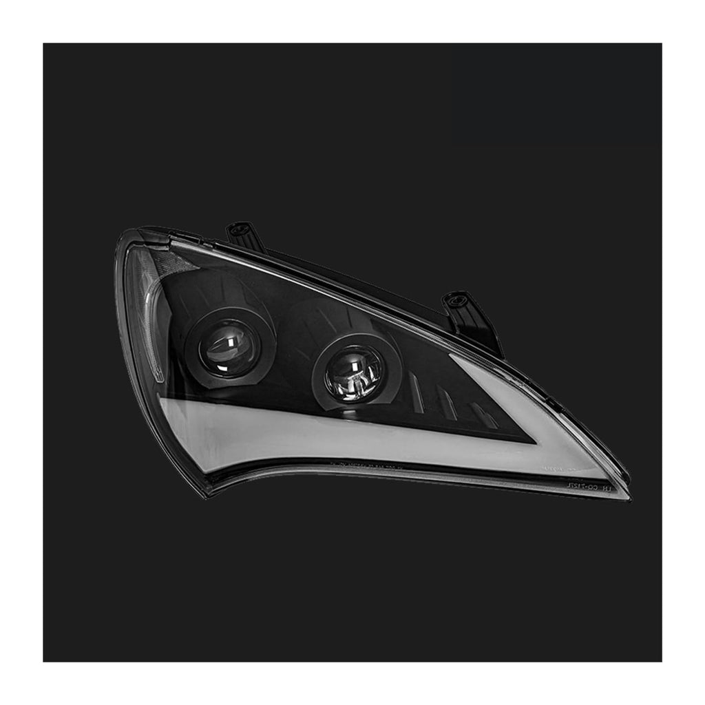 Hyundai Genesis Coupe LED Headlight Assembly 2009–2012 with DRL & Projector Beam