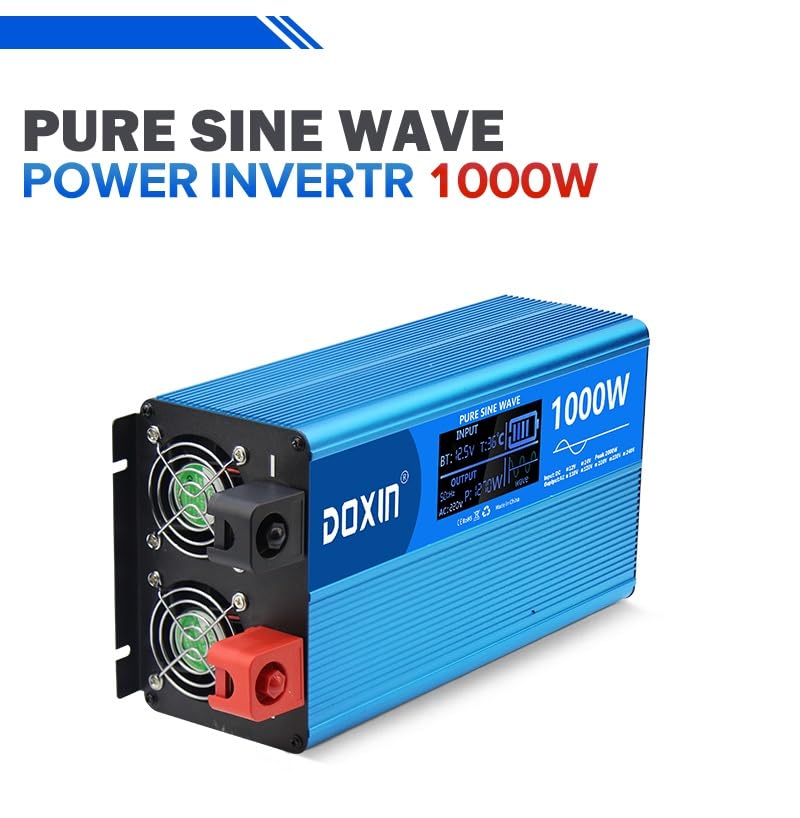 Car Power Inverter 12V/24V DC to AC with USB Ports