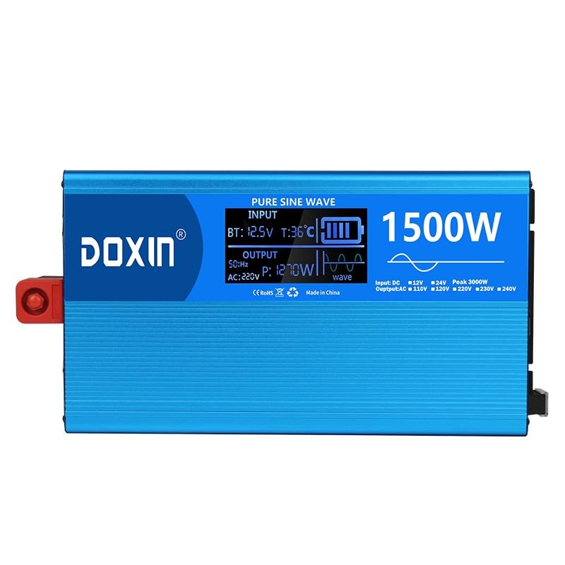 Car Power Inverter 12V/24V DC to AC with USB Ports