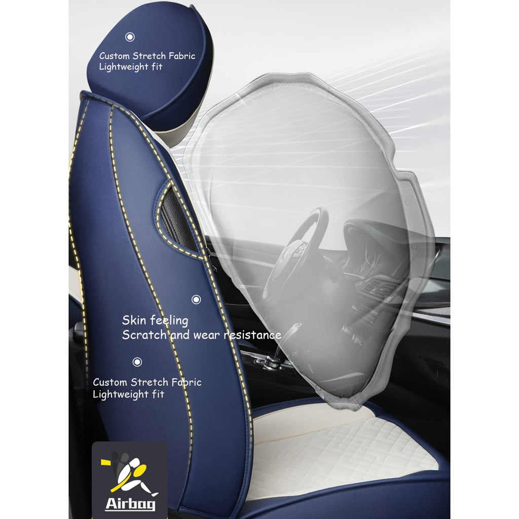 Universal Leather Car Seat Cover Set (5-Seat)