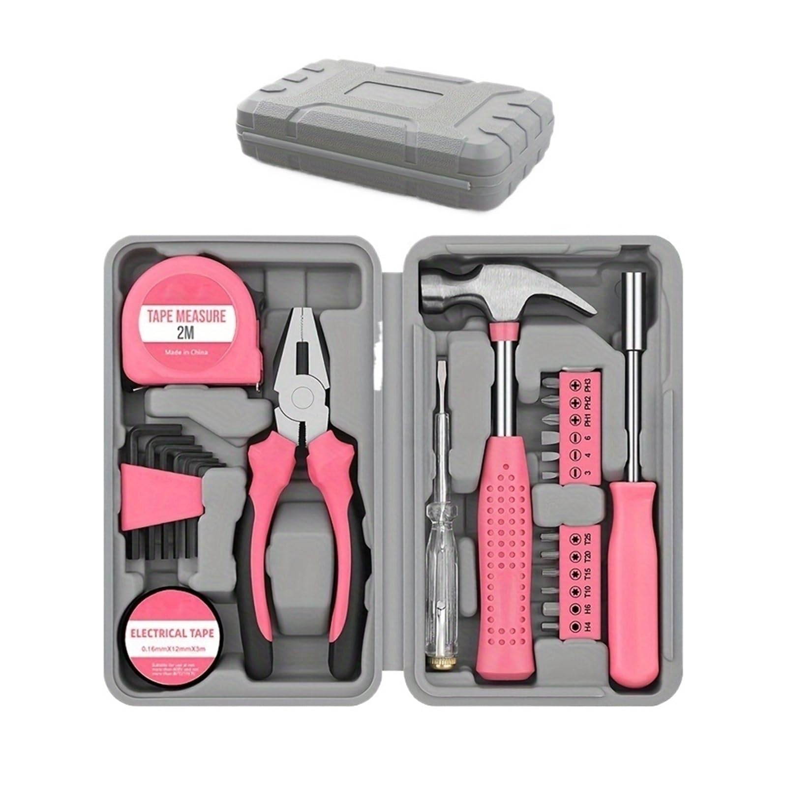 Pink DIY Repair Tool Kit