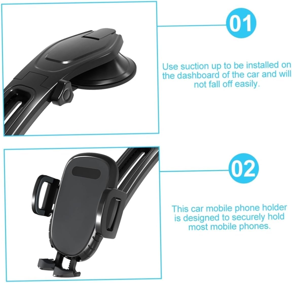 Dashboard Phone Mount with Suction Cup