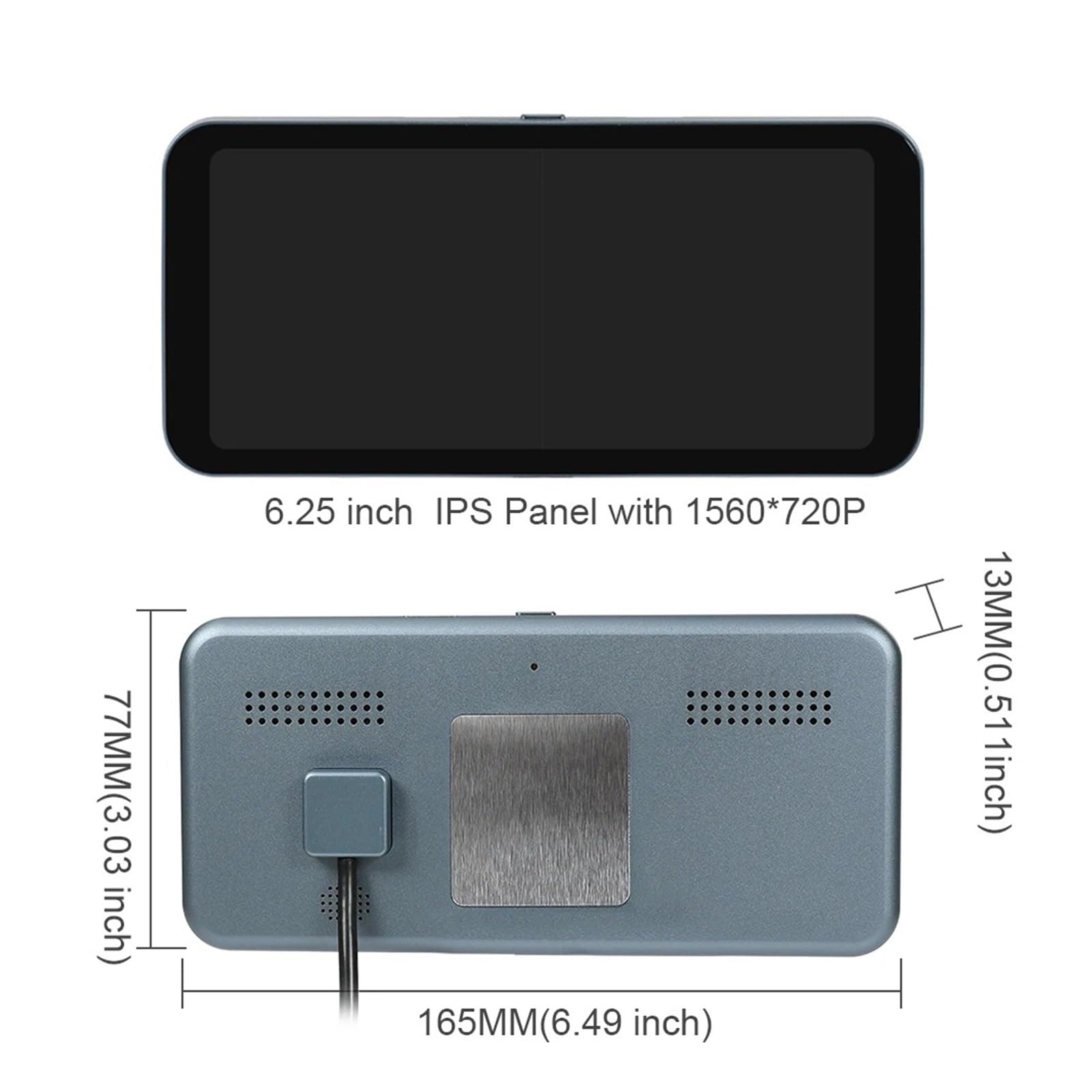 Blind Spot Camera System with 6.25" Monitor