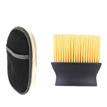 Plush Car Wash Mitt & Cleaning Brush