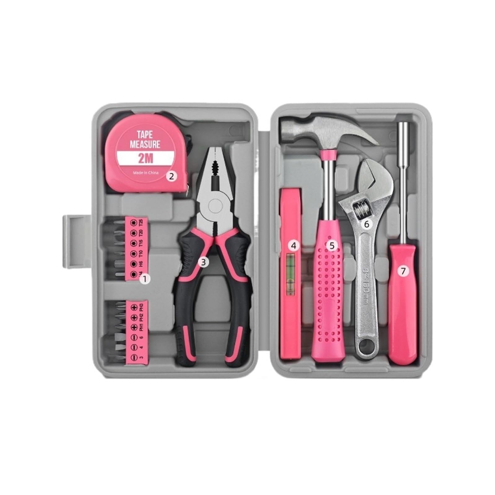 Pink DIY Repair Tool Kit