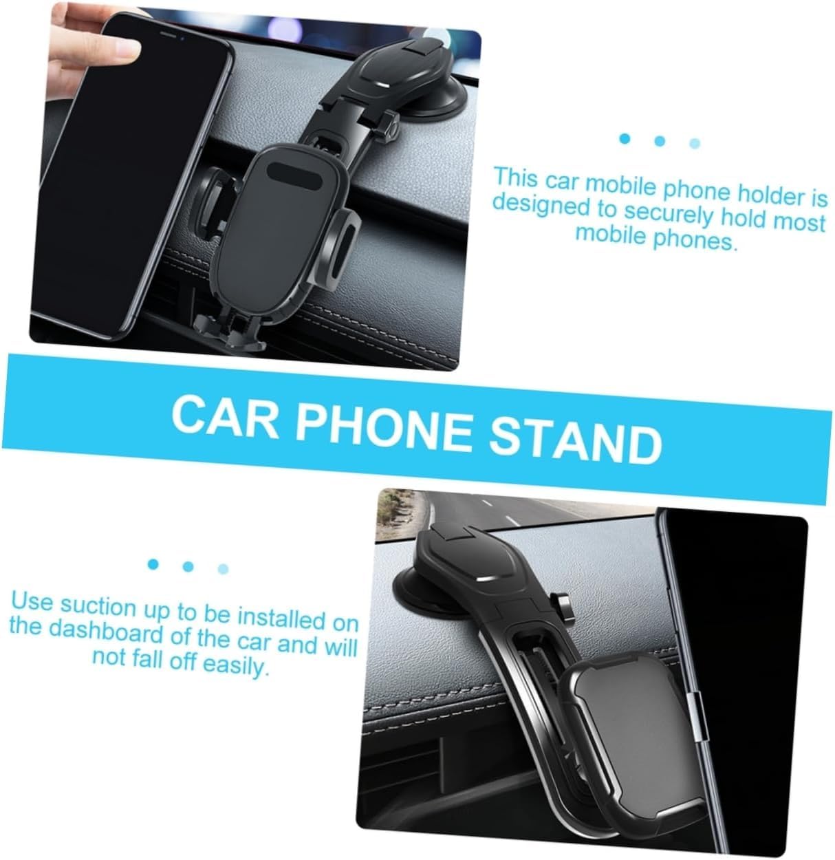 Dashboard Phone Mount with Suction Cup