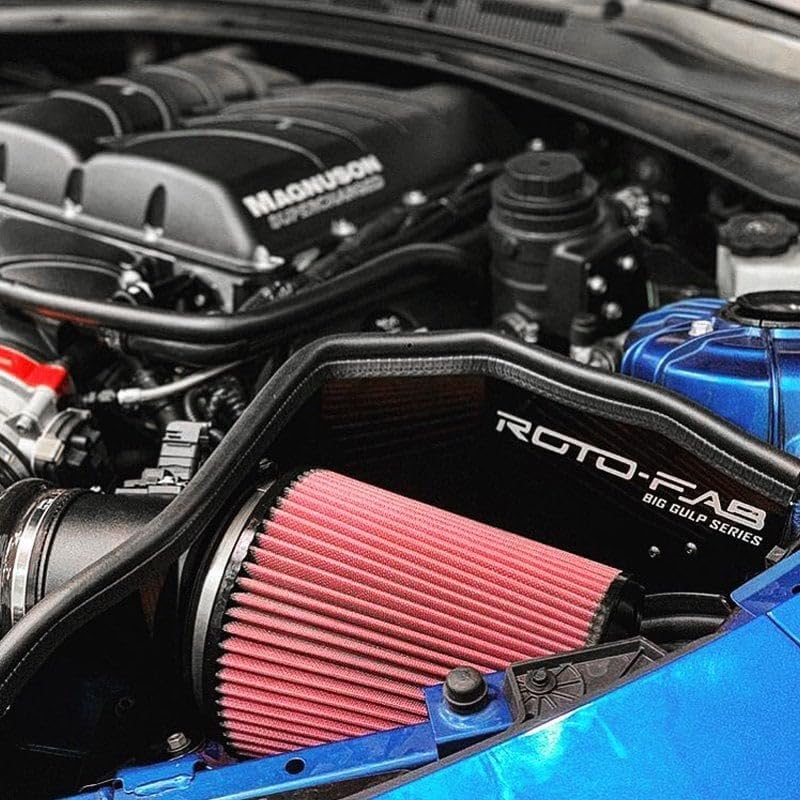 Roto-Fab 10161076 Intake Kit Oiled Filter for 16-21 Camaro SS Heartbeat Whipple