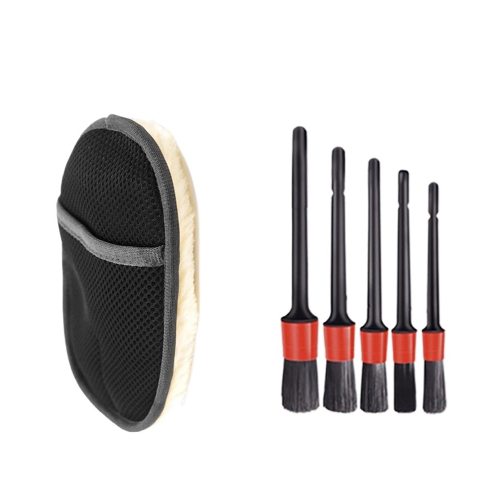 Plush Car Wash Mitt & Cleaning Brush