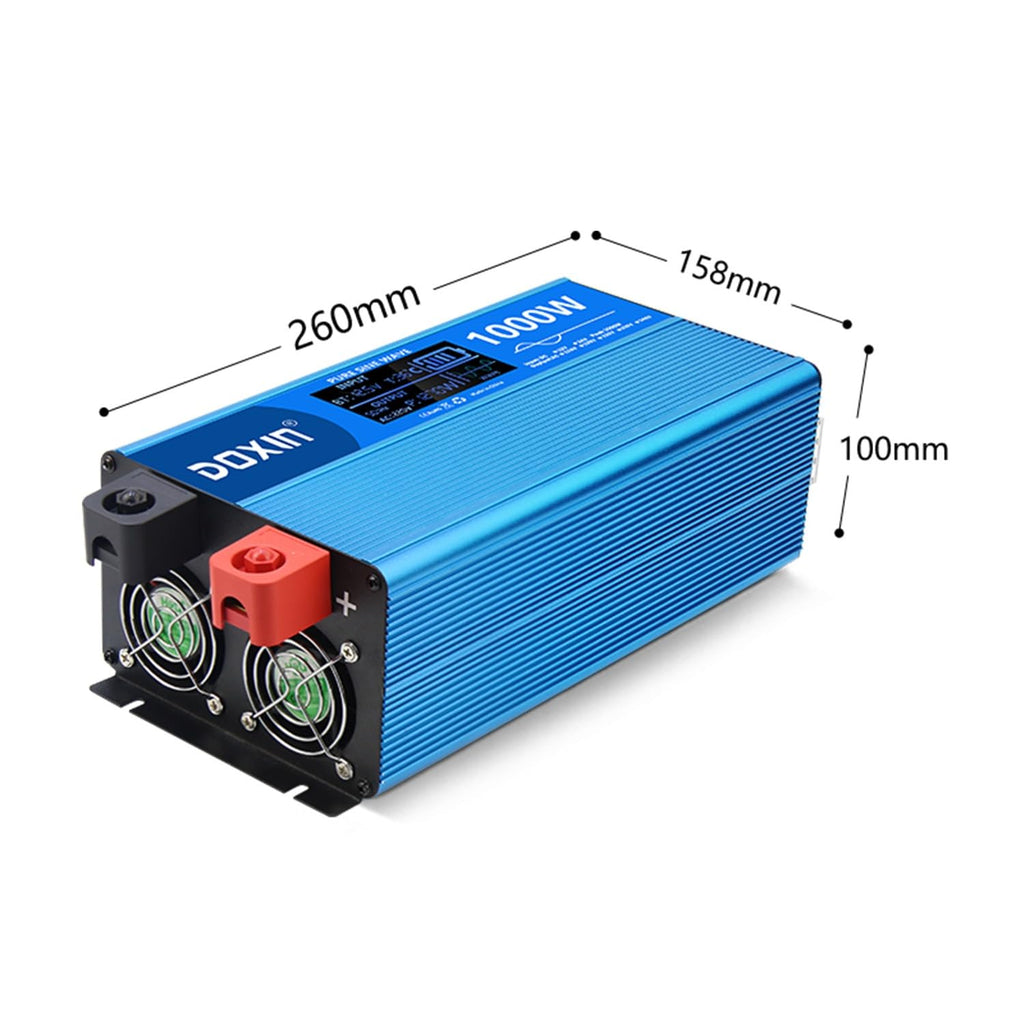Car Power Inverter 12V/24V DC to AC with USB Ports
