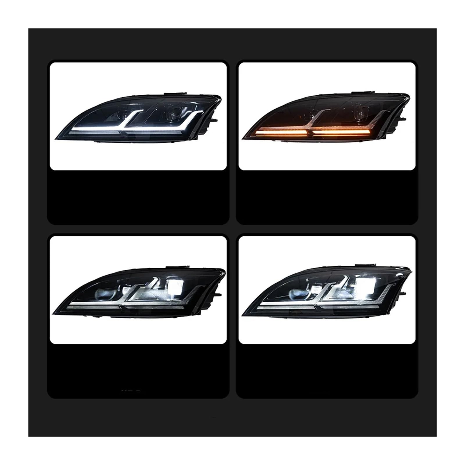 Audi TT Headlight Assembly 2006–2012 with DRL & Dynamic Signal