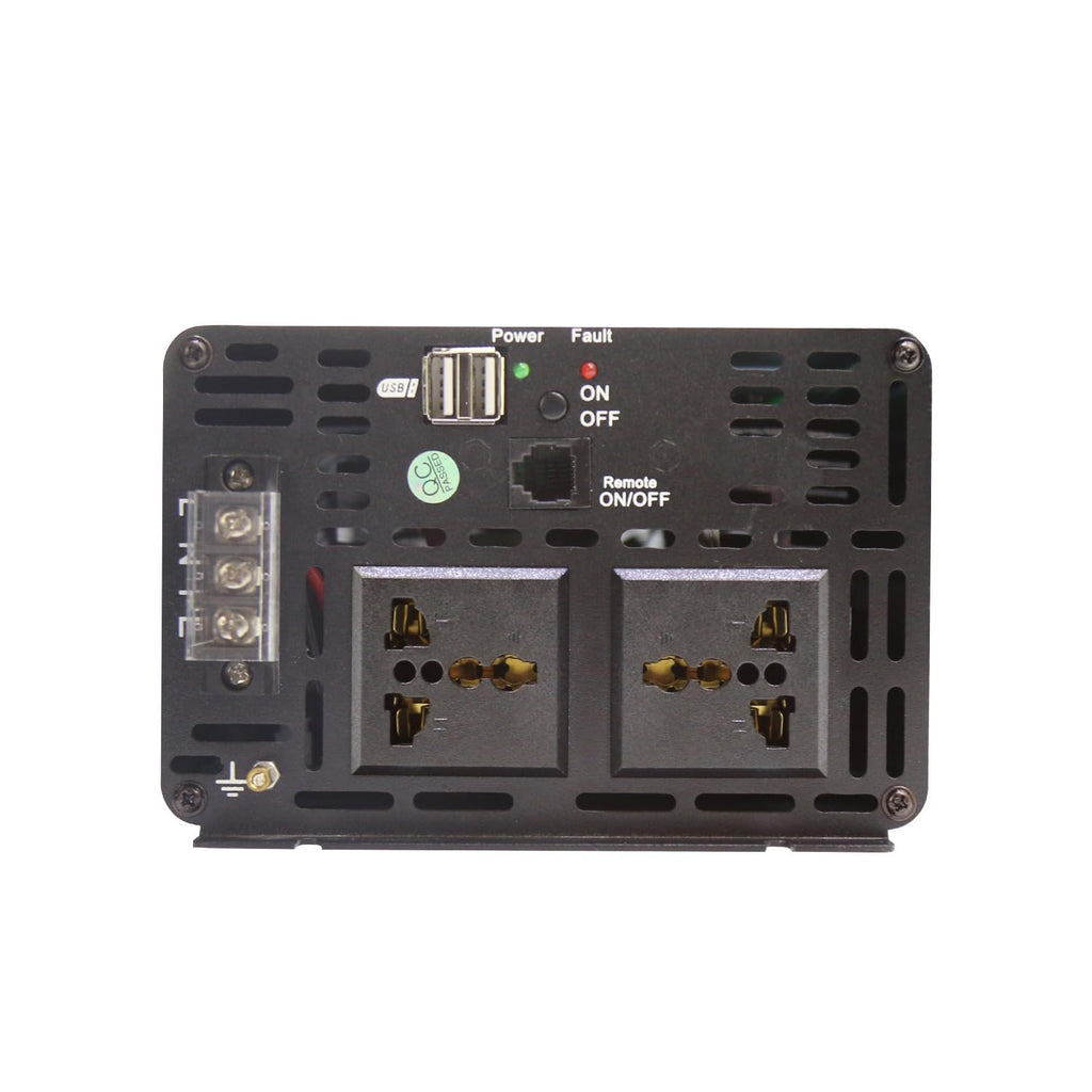 Car Power Inverter 12V/24V DC to AC with USB Ports