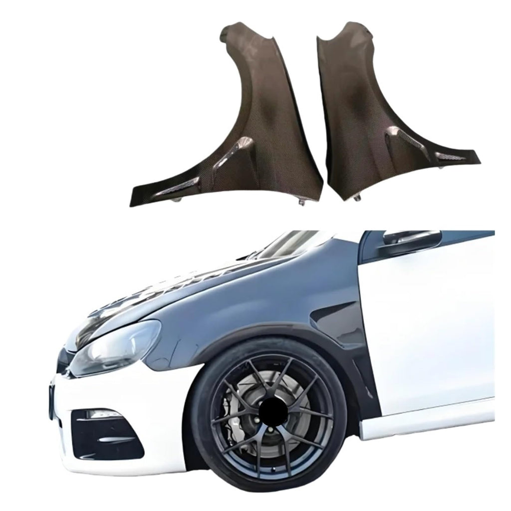 Golf 6 GTI Carbon Fiber Fender Set