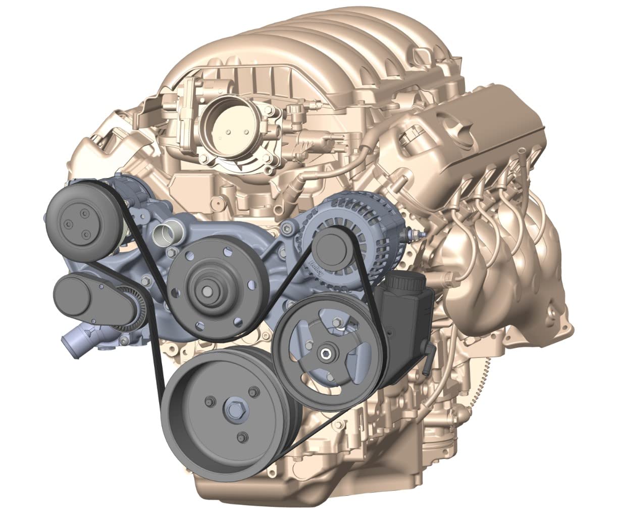 LS Swap Front Accessory Drive Kit with A/C & Power Steering