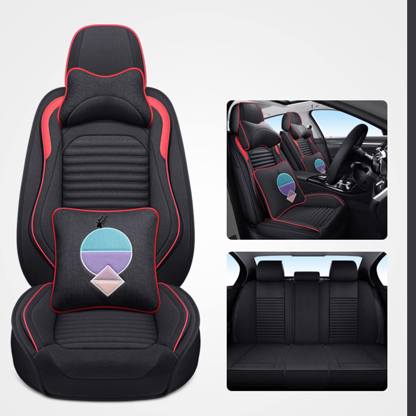 Universal 5-Seat Car Seat Cover Set