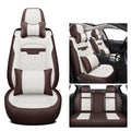 Universal Leather Car Seat Cover Set (5-Seat)