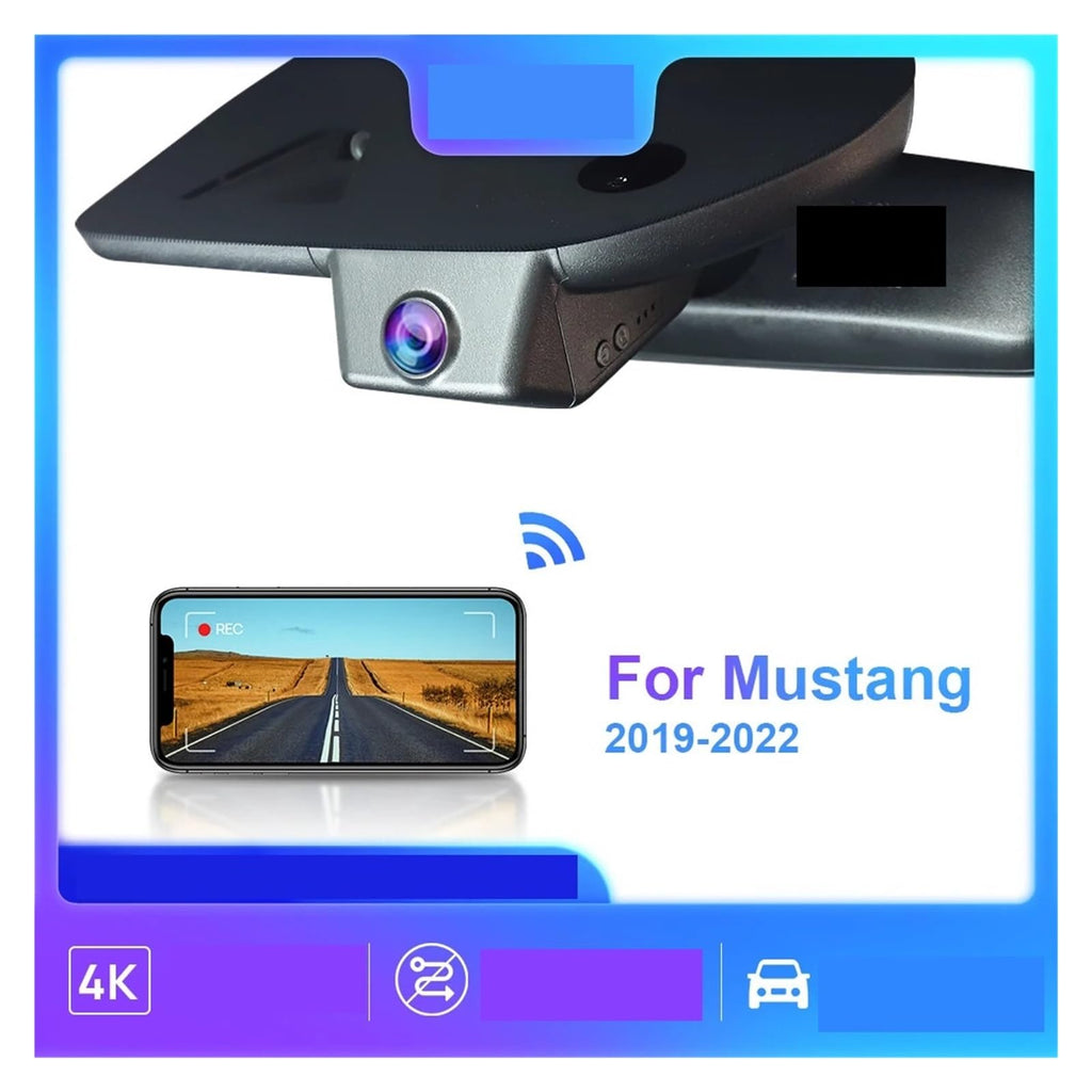 Mustang 4K Dual Dash Cam with 128GB Card