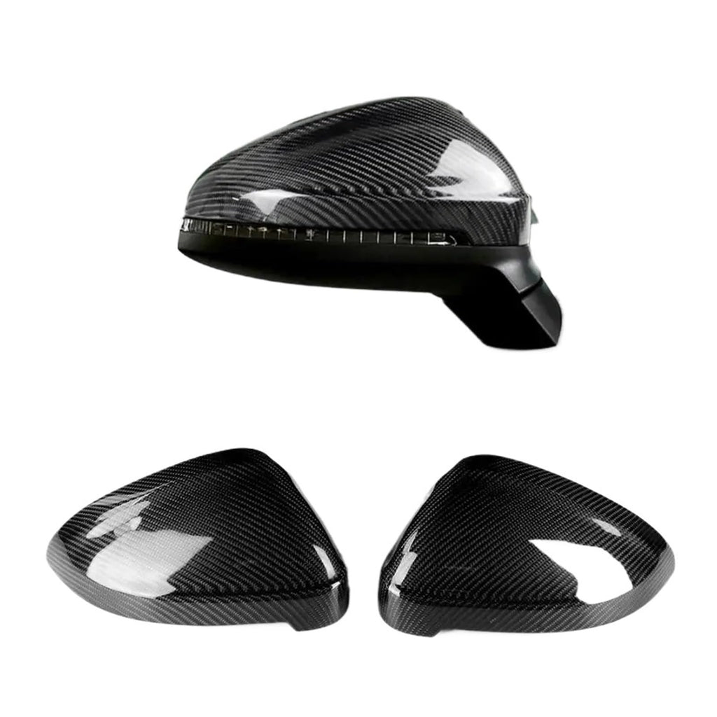 A4 A5 Carbon Fiber Mirror Cover Set
