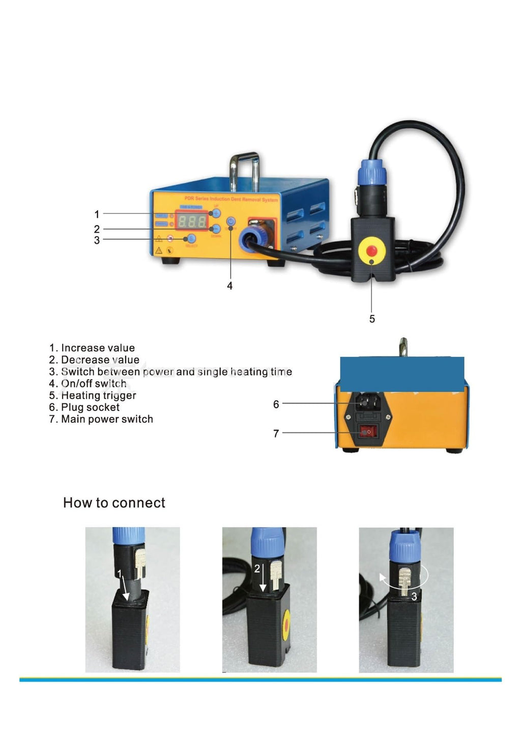 Induction Dent Repair Heater Tool