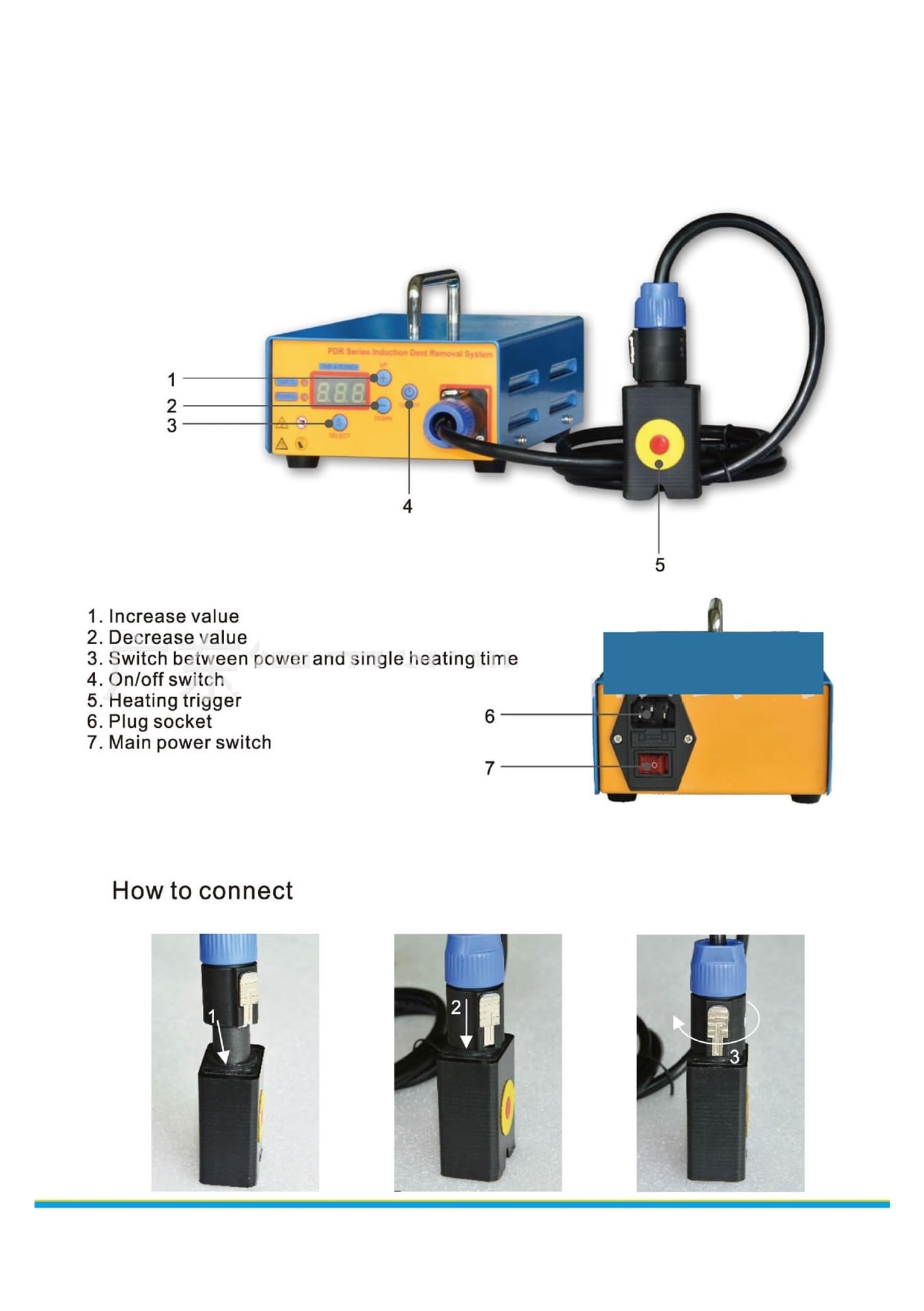 Induction Dent Repair Heater Tool