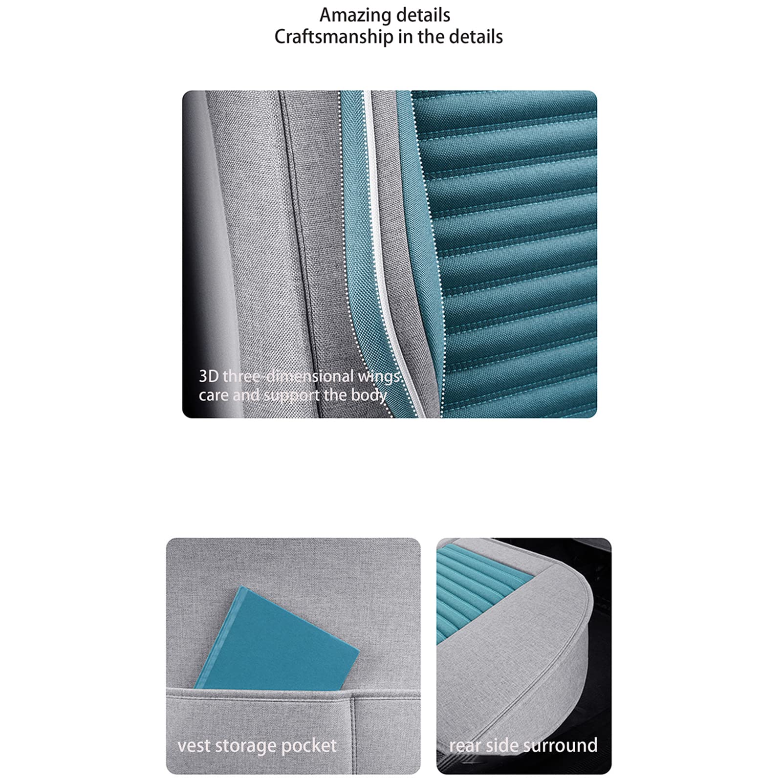 Universal 5-Seat Car Seat Cover Set