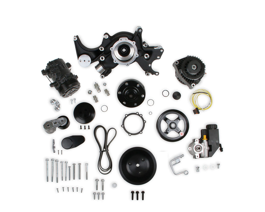 SBC Front Accessory Drive Conversion Kit with A/C & Power Steering