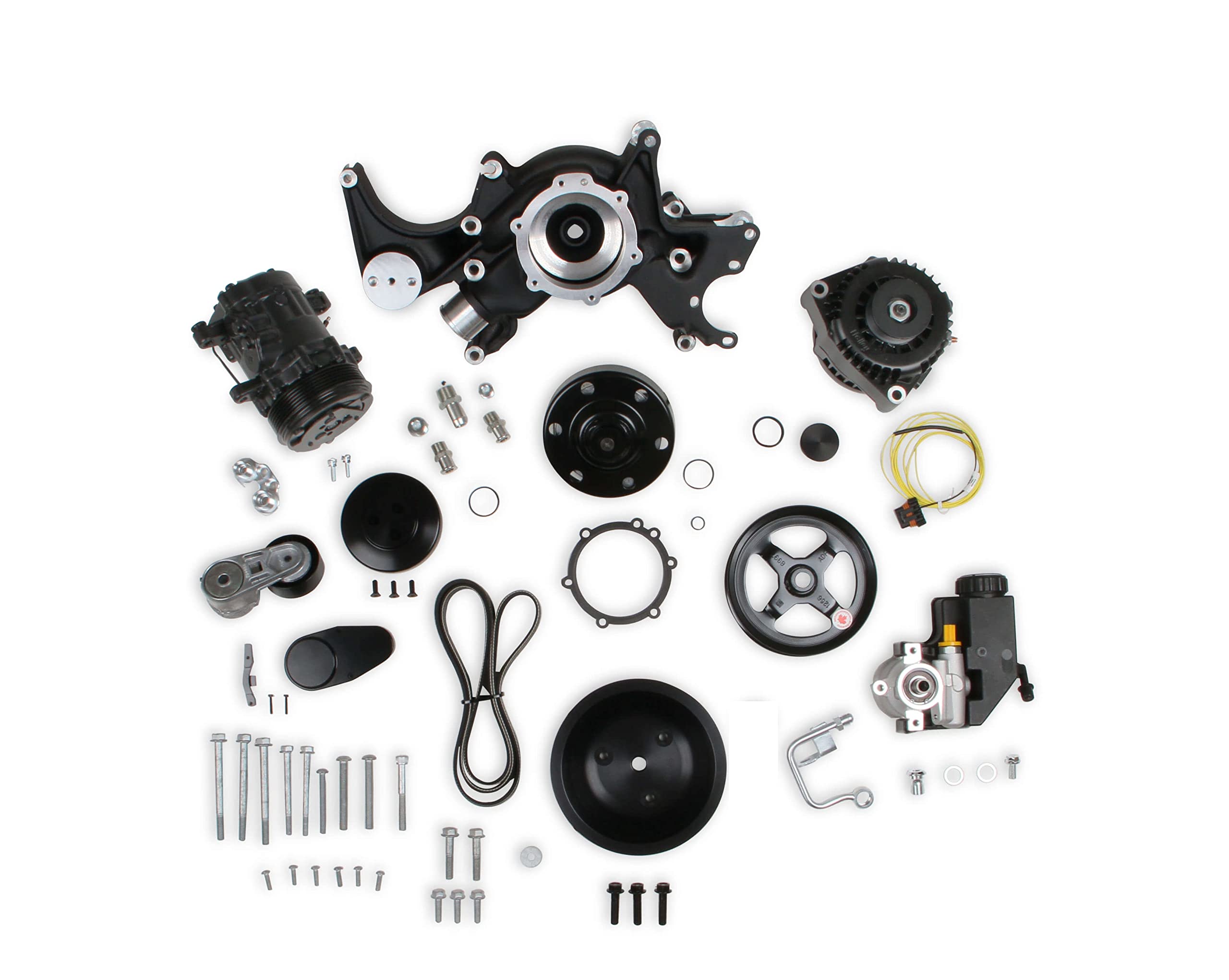 SBC Front Accessory Drive Conversion Kit with A/C & Power Steering