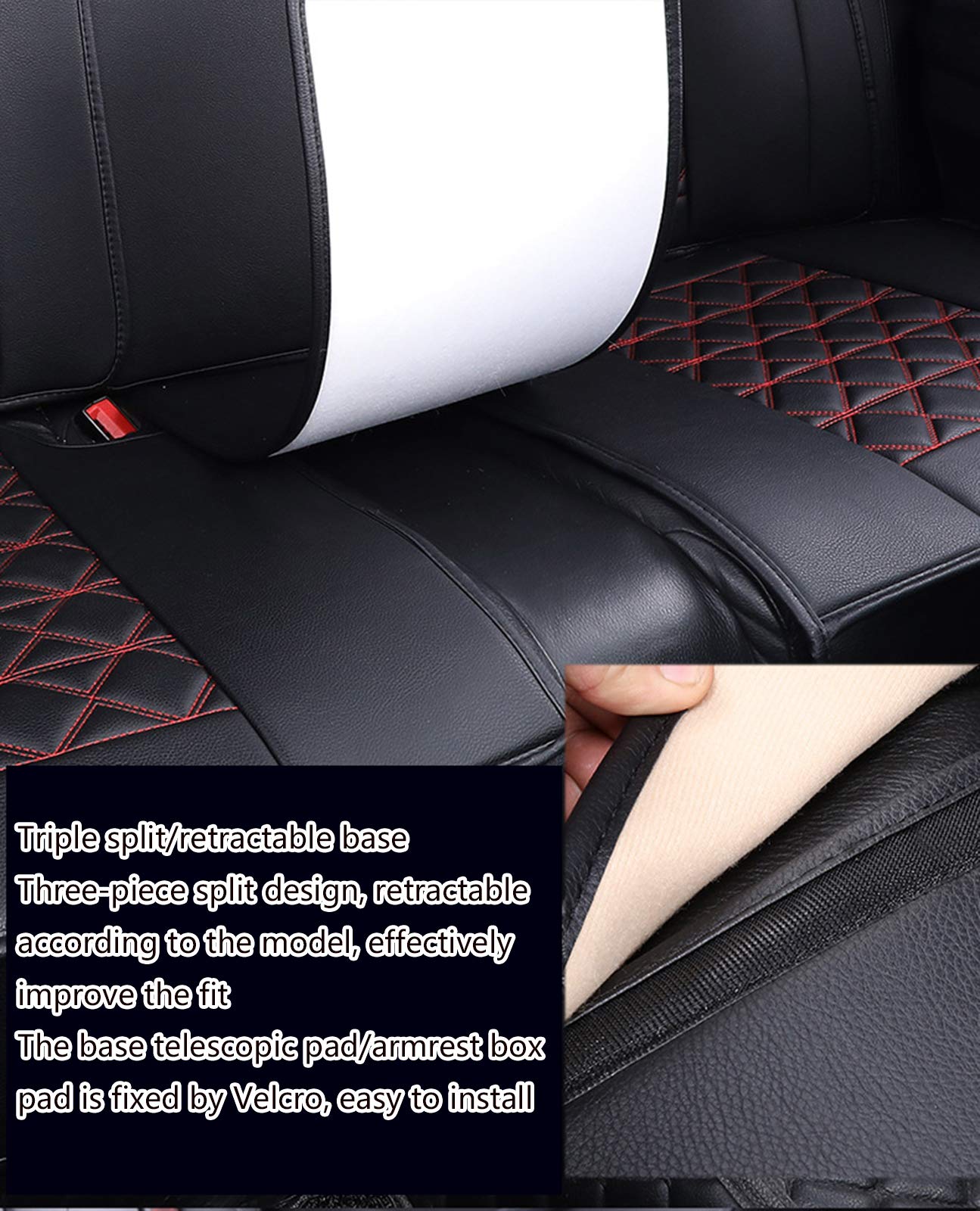 Universal Faux Leather Car Seat Cover Set