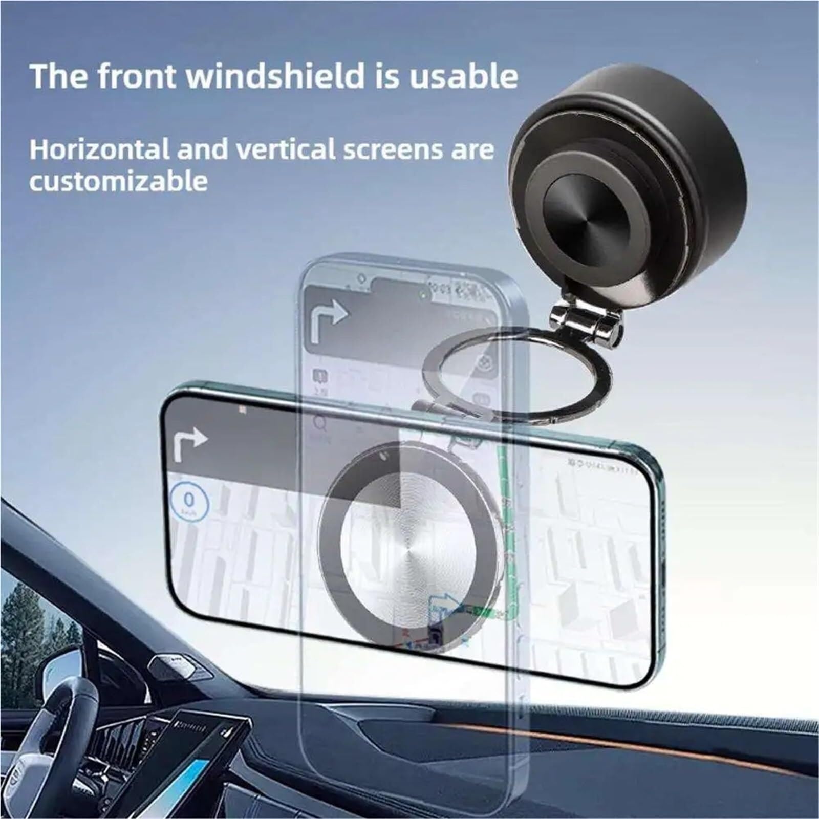 360° Magnetic Car Phone Mount