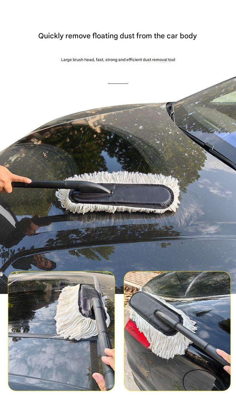 Premium Car Duster Brush with Long Handle