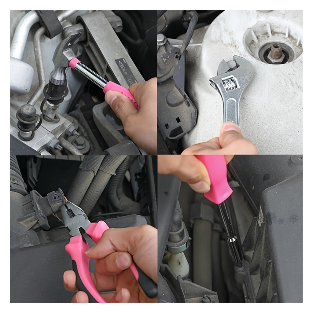 Pink DIY Repair Tool Kit