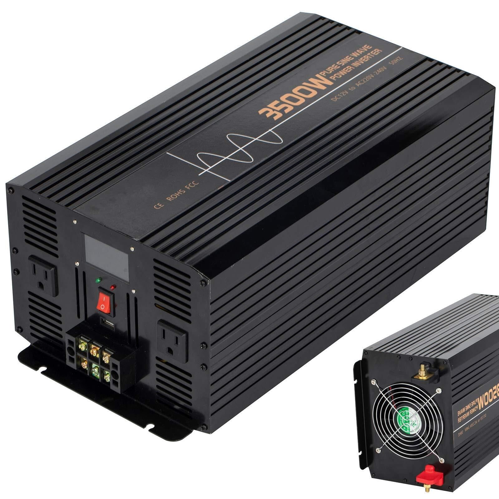 Pure Sine Wave Power Inverter 6000W 48V to 110V AC