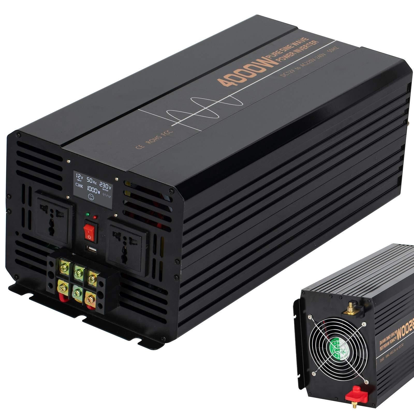 Pure Sine Wave Power Inverter 6000W 48V to 110V AC
