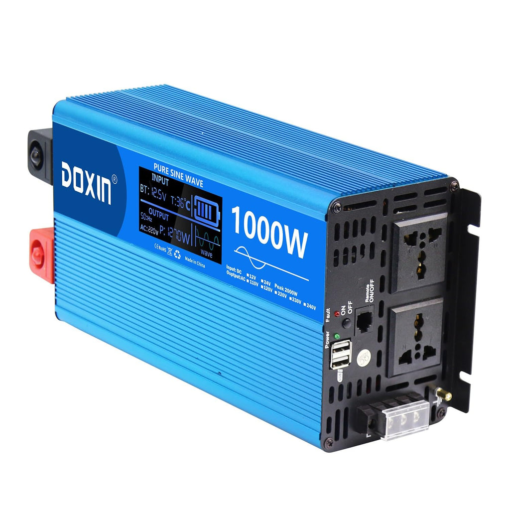 Car Power Inverter 12V/24V DC to AC with USB Ports