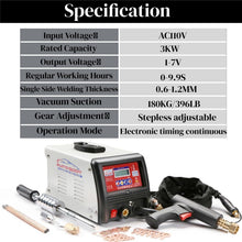 3KW Spot Welder Dent Puller Kit