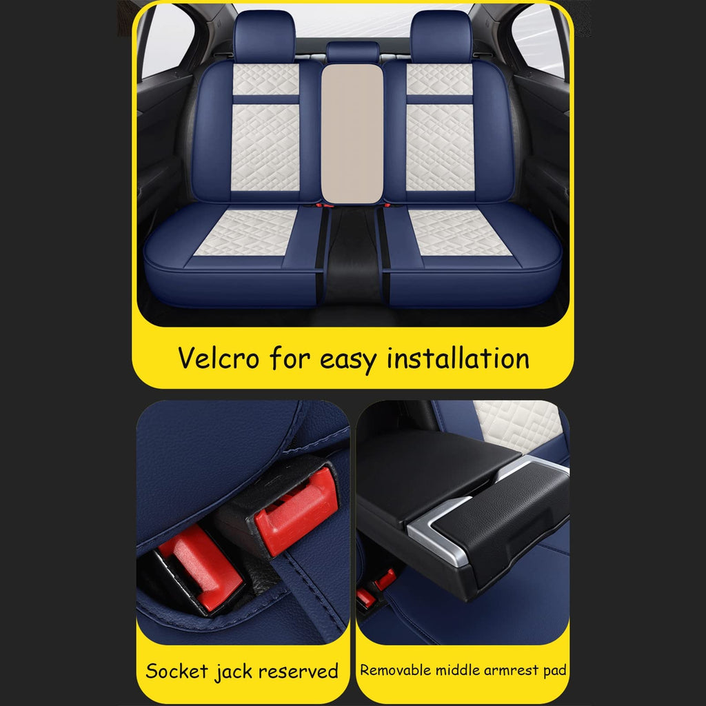 Universal Leather Car Seat Cover Set (5-Seat)