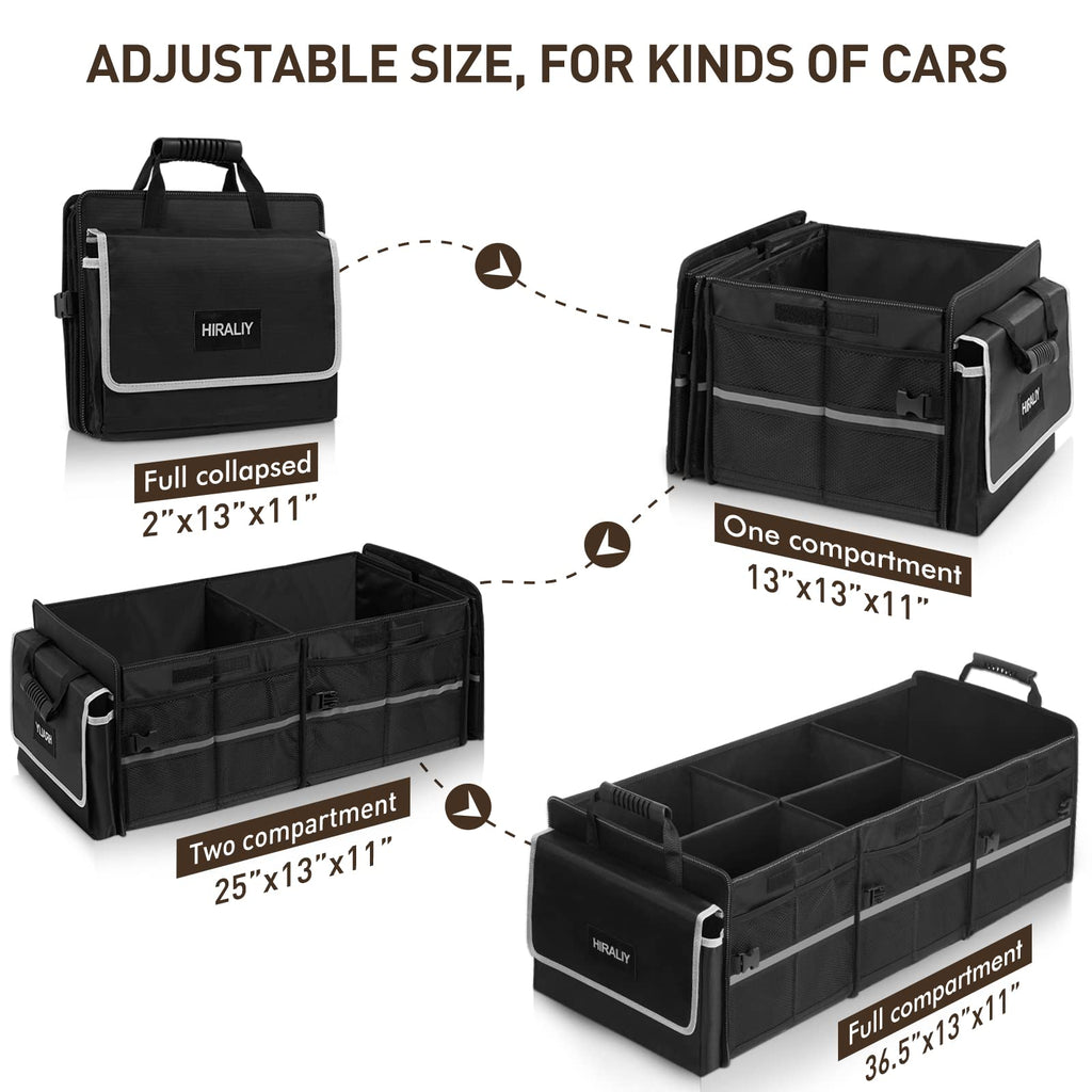 Foldable Trunk Organizer with Cooler Bag