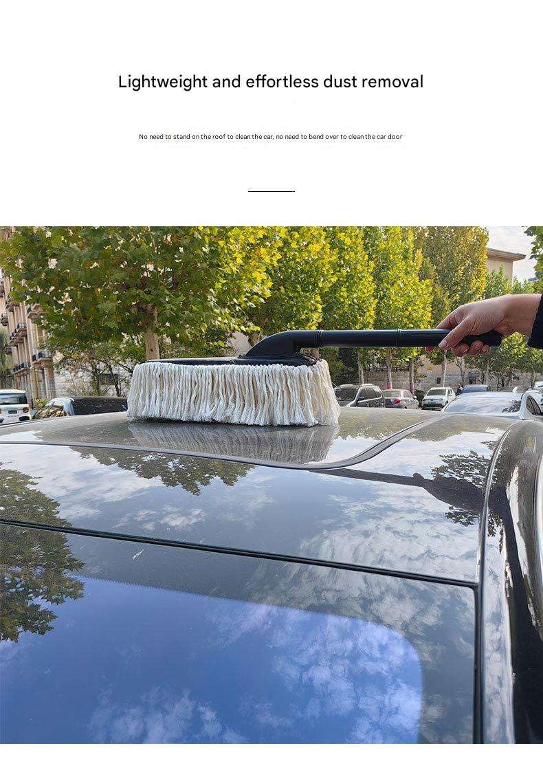 Premium Car Duster Brush with Long Handle