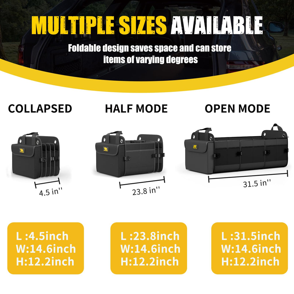 MIKKUPPA Car Trunk Organizer with Cooler Bag
