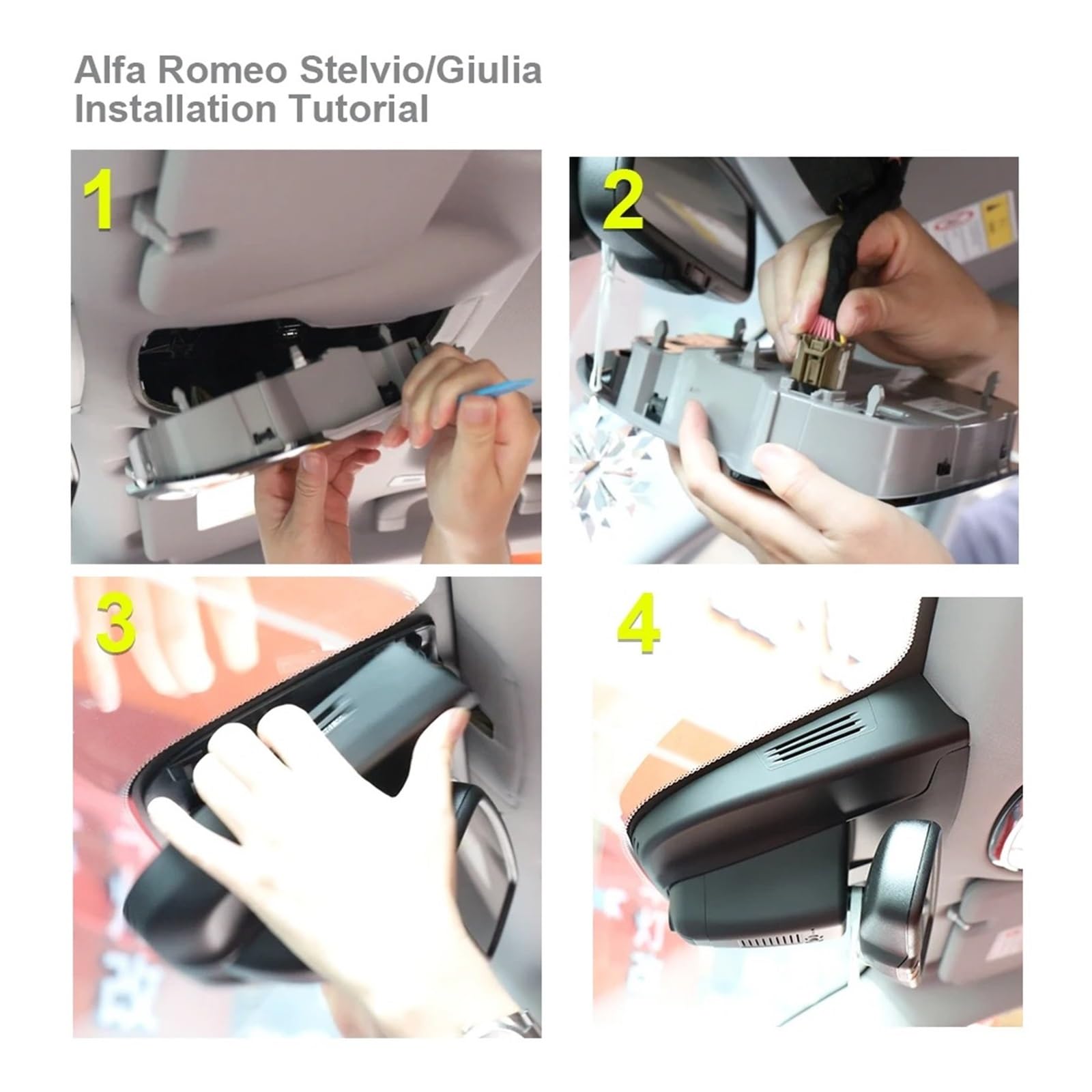 Alfa Romeo 4K Dash Cam with 128GB Card