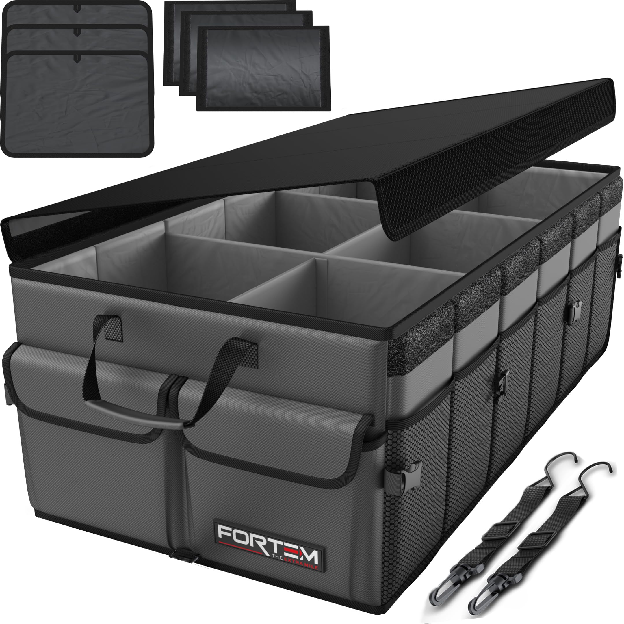 Foldable Multi-Compartment Trunk Organizer