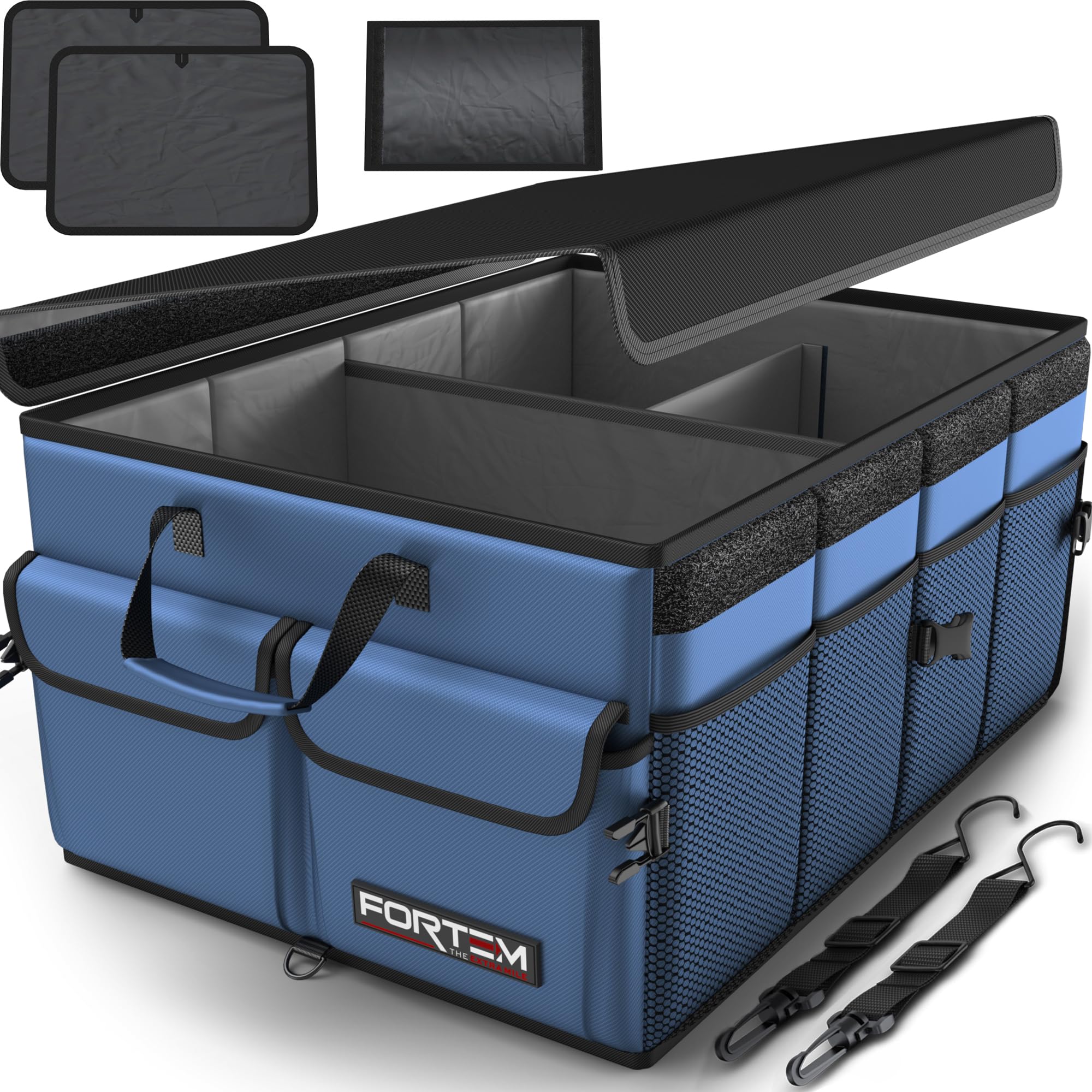 Foldable Multi-Compartment Trunk Organizer