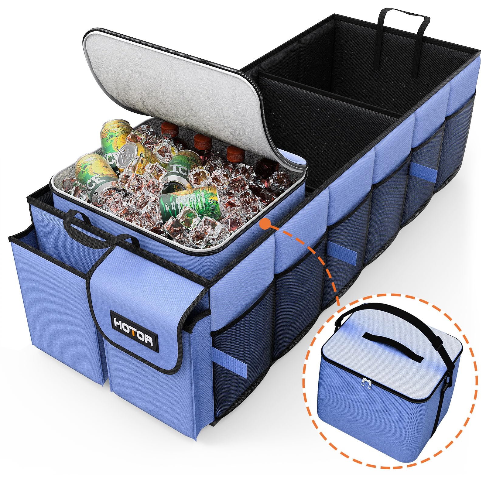 Foldable Trunk Organizer with Cooler