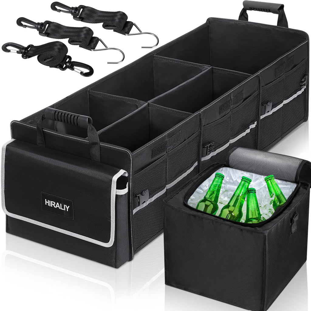 Foldable Trunk Organizer with Cooler Bag