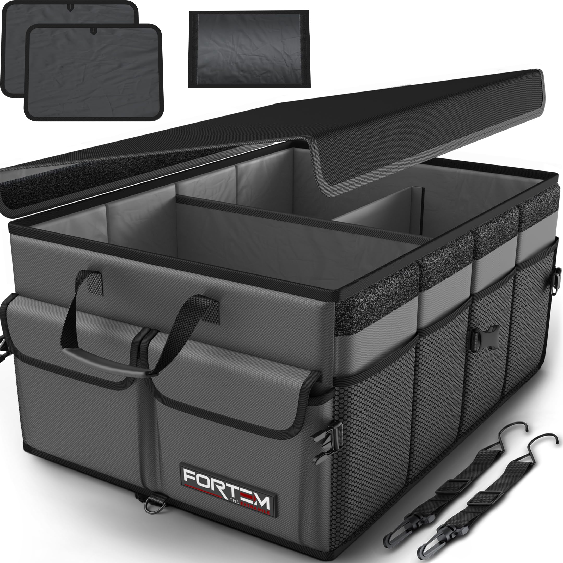 Foldable Multi-Compartment Trunk Organizer