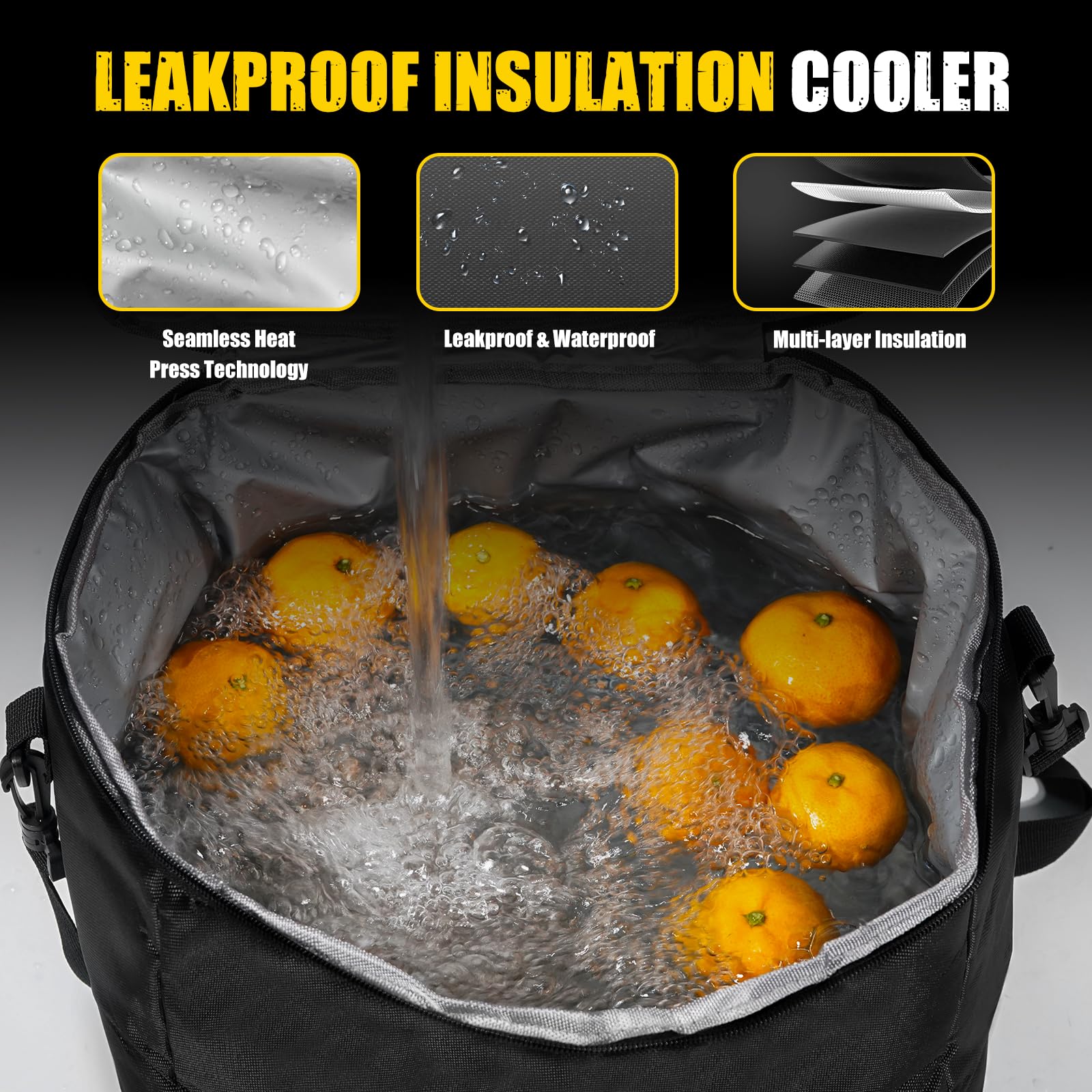 MIKKUPPA Car Trunk Organizer with Cooler Bag