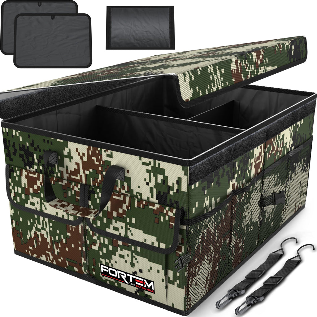 Foldable Multi-Compartment Trunk Organizer