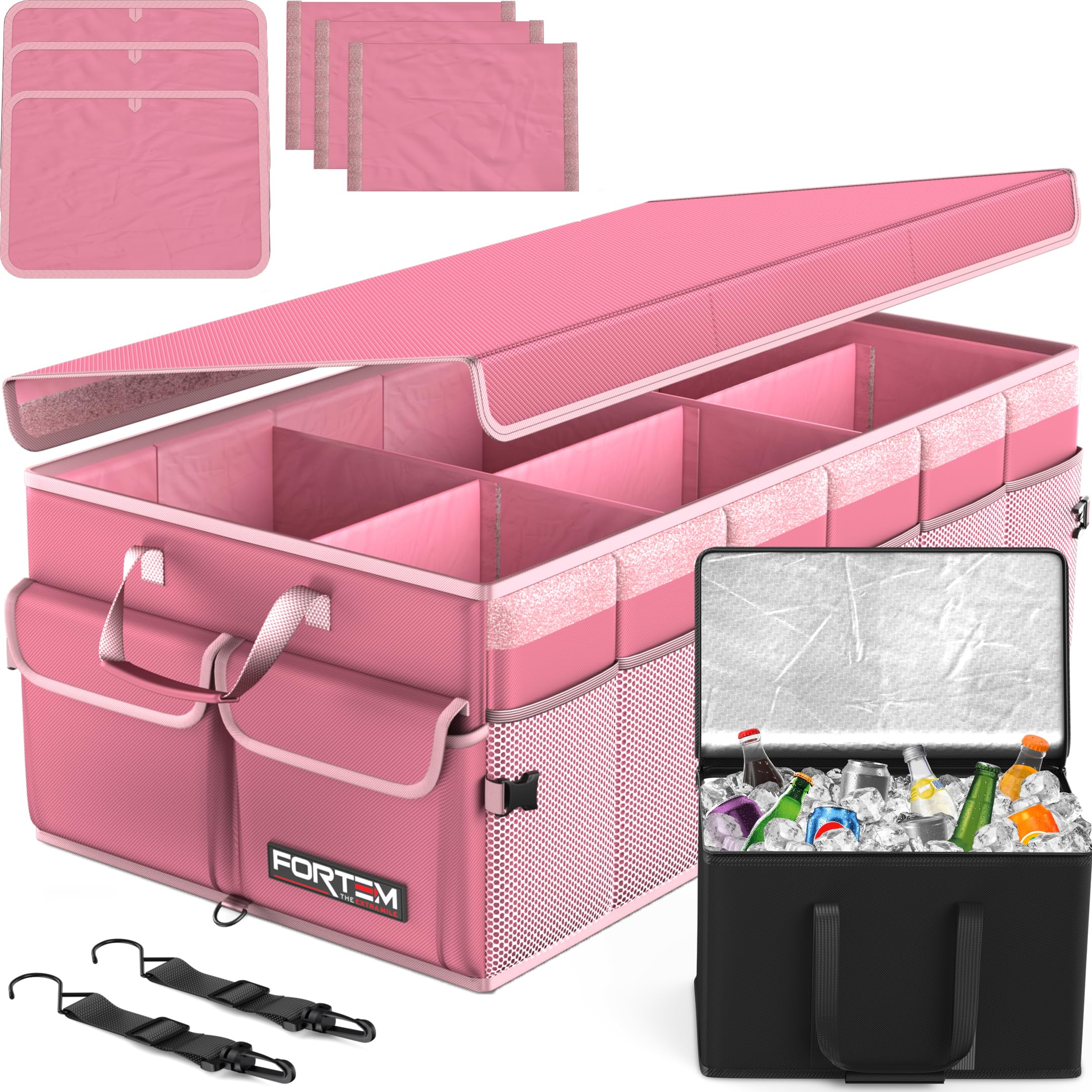 Foldable Multi-Compartment Trunk Organizer
